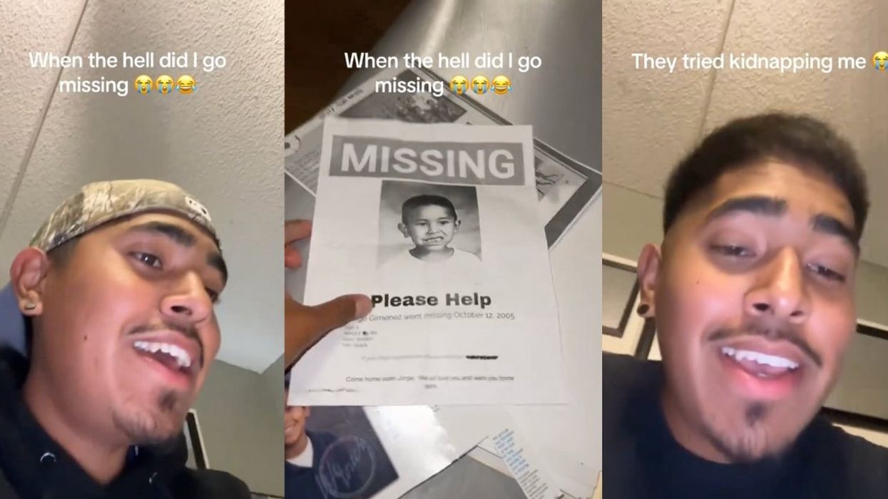 Screenshots from @adam_peru's TikTok videos