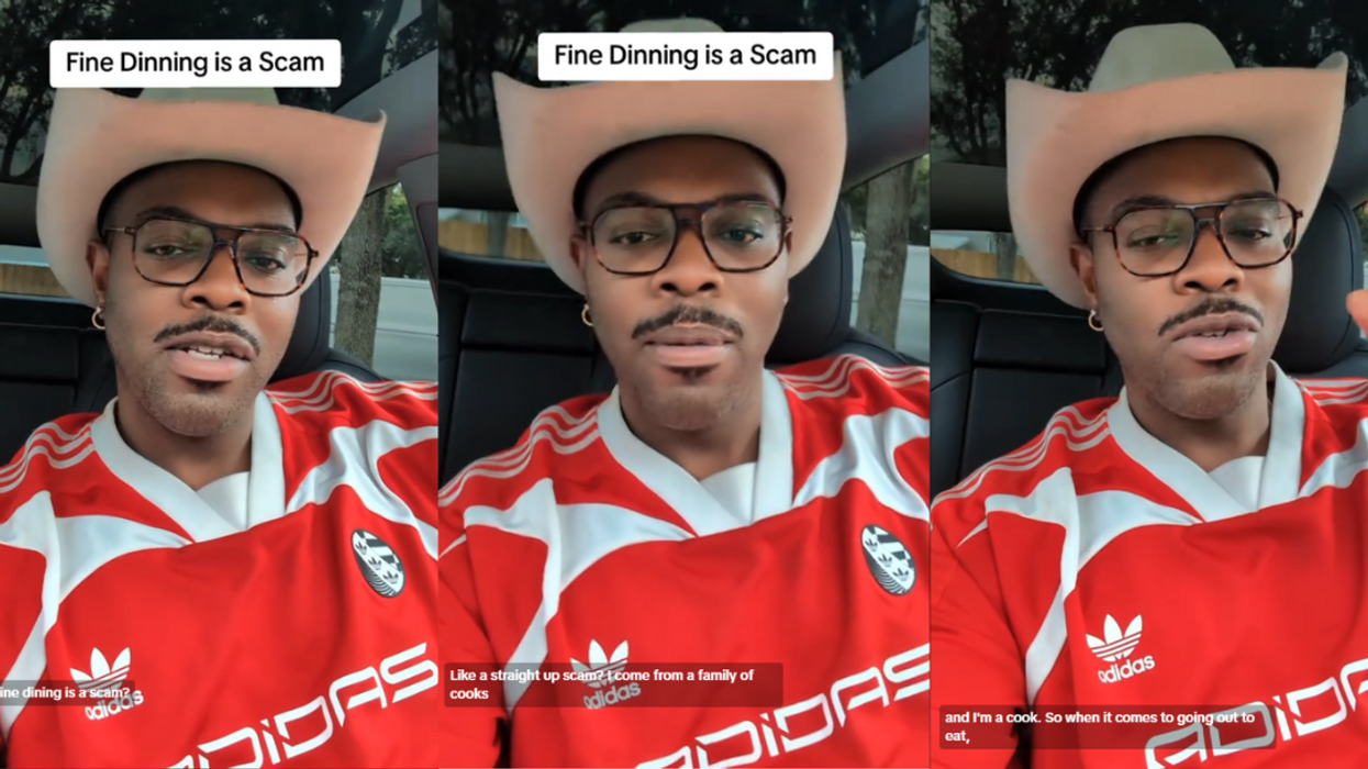 Screenshots from Adivunsolicited's TikTok video