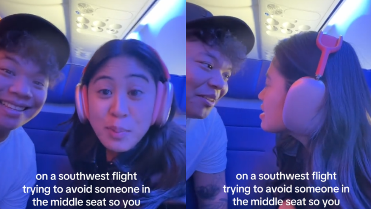 Screenshots from Alyssa Rafael's TikTok video