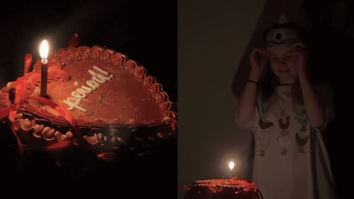 Screenshots from @annalee's TikTok video