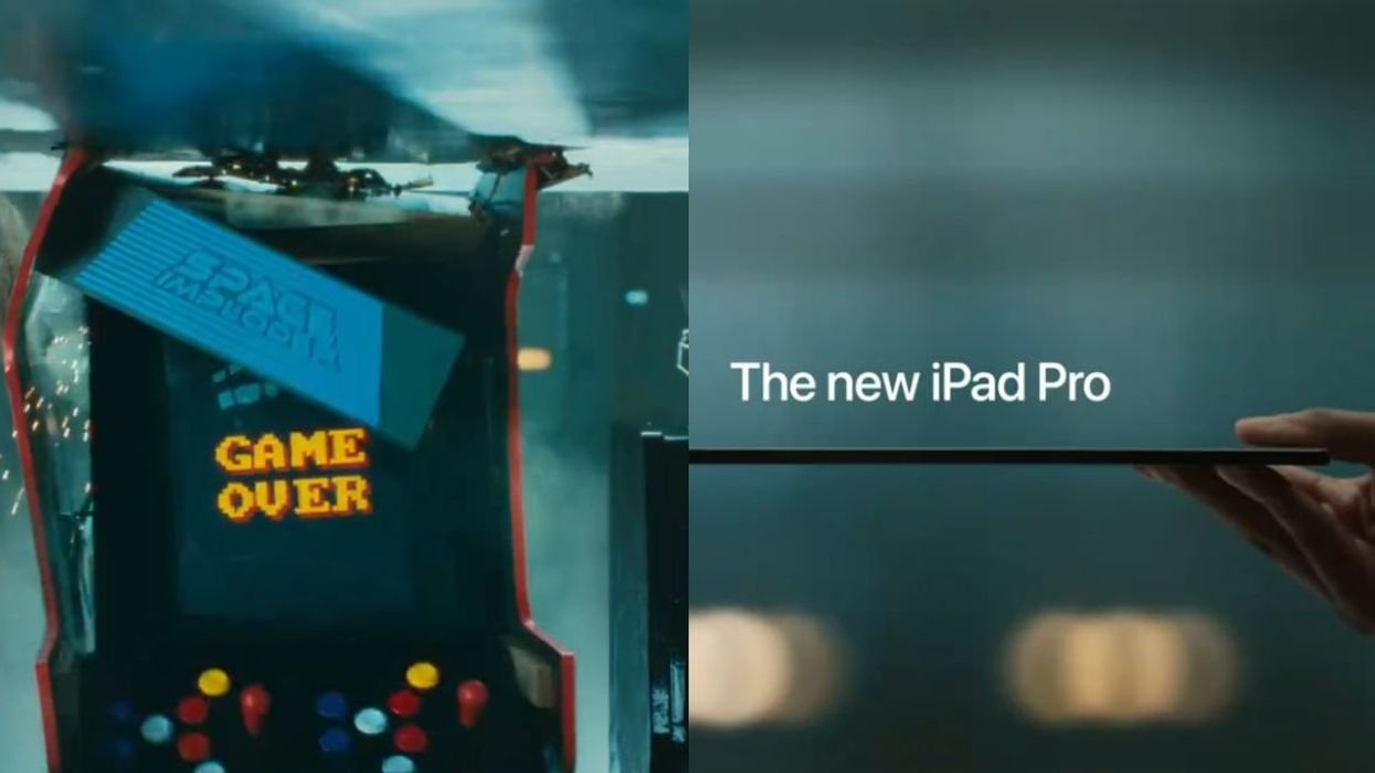 Screenshots from Apple's new iPad Pro ad