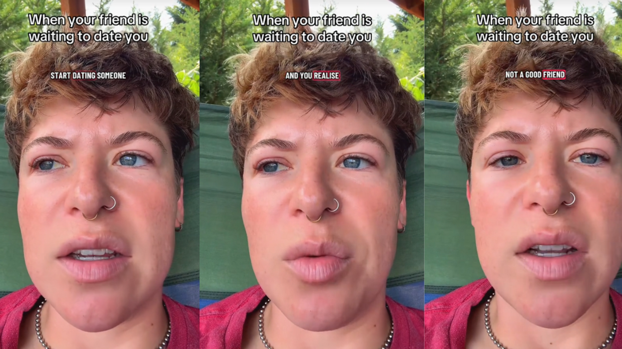 Screenshots from @buttholecontrol's TikTok video