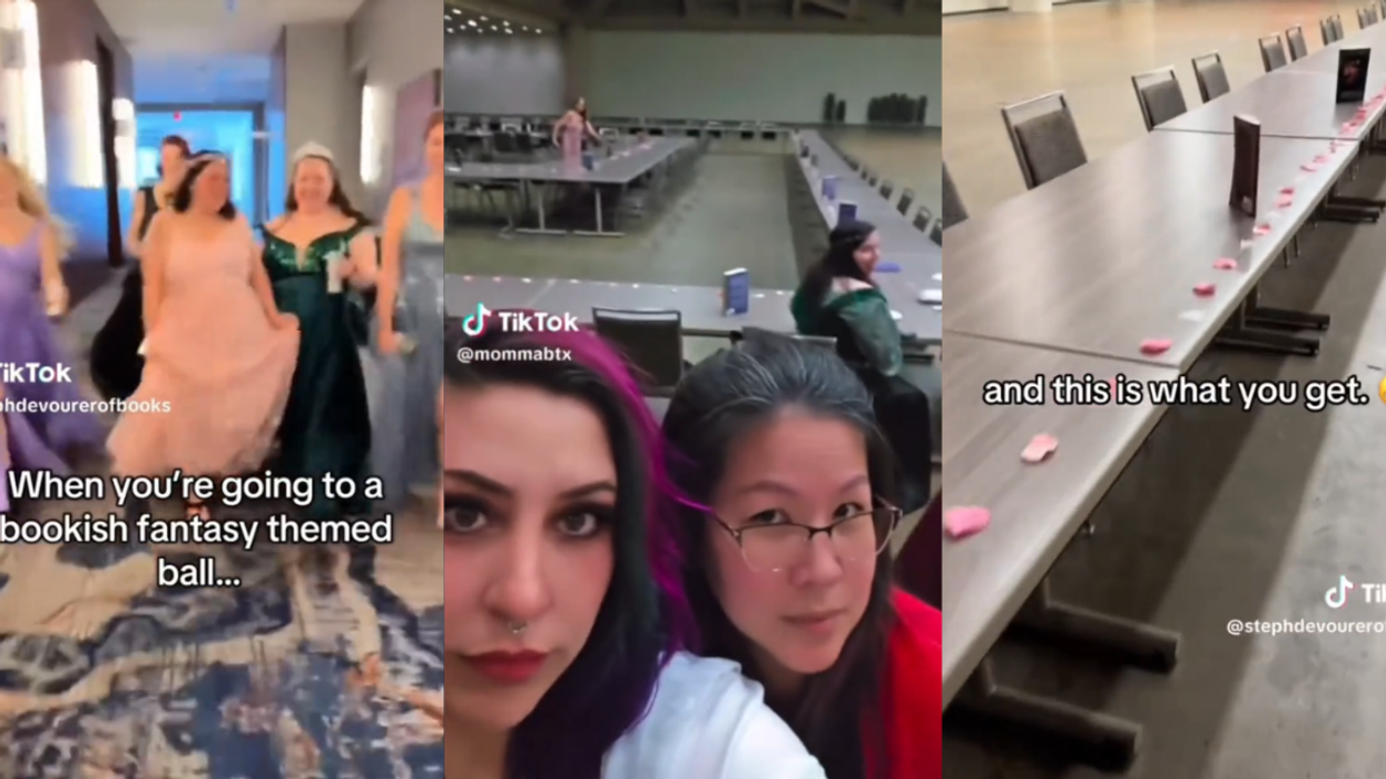 Screenshots from @chloyorkcity's TikTok video