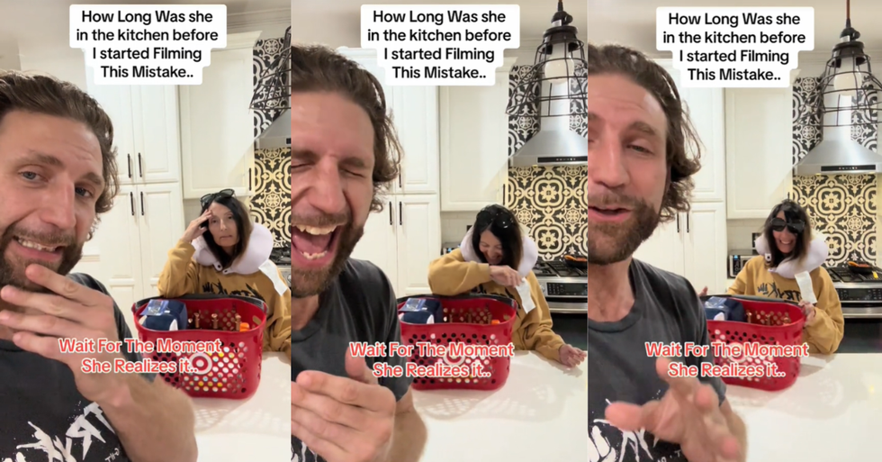 Screenshots from @chris_erin's TikTok video