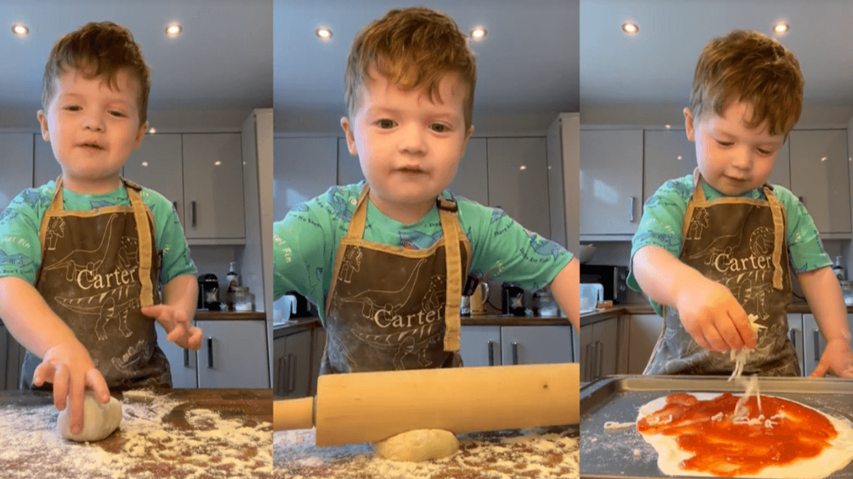 Screenshots from Cooking from Carter's TikTok video