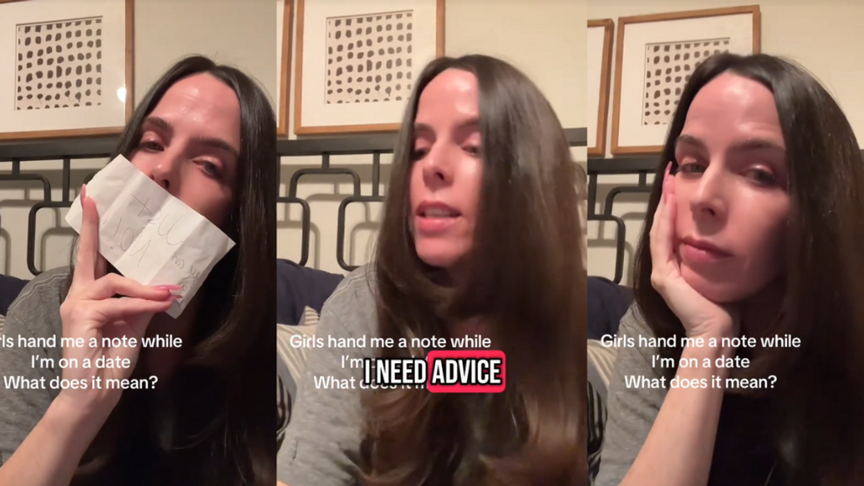 Screenshots from @cuteascluck's TikTok video