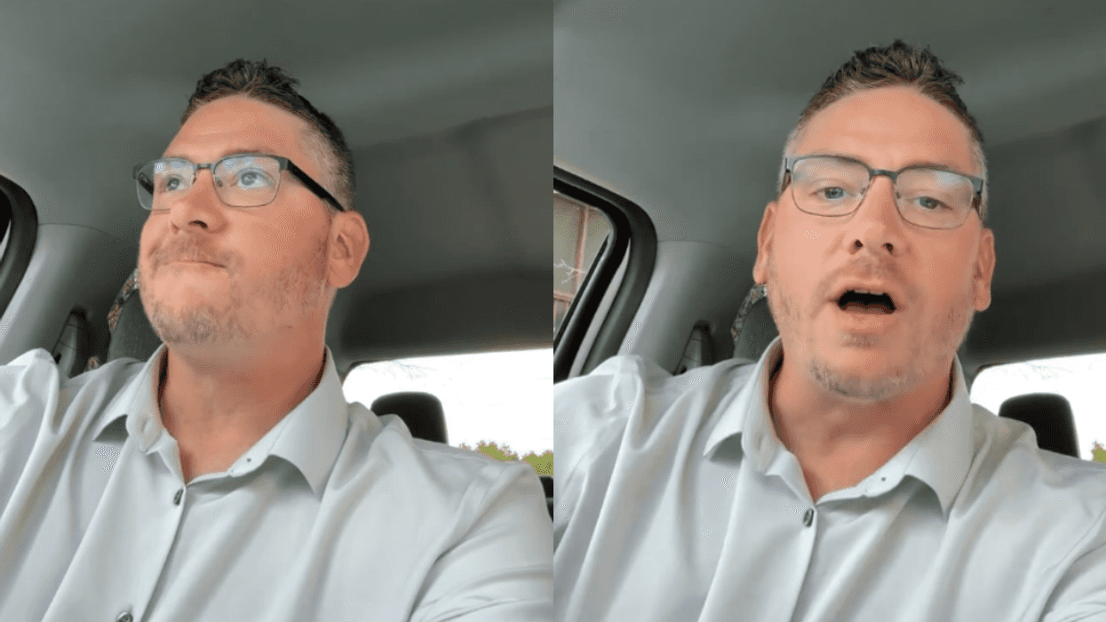 Screenshots from @dadgummit10's TikTok video