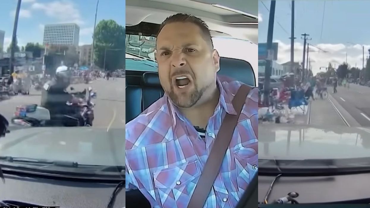 Screenshots from dahscam footage including view of suspect