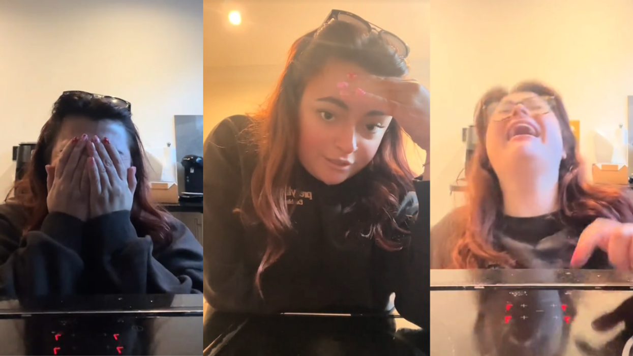 Screenshots from @dani_b_unfiltered's TikTok video