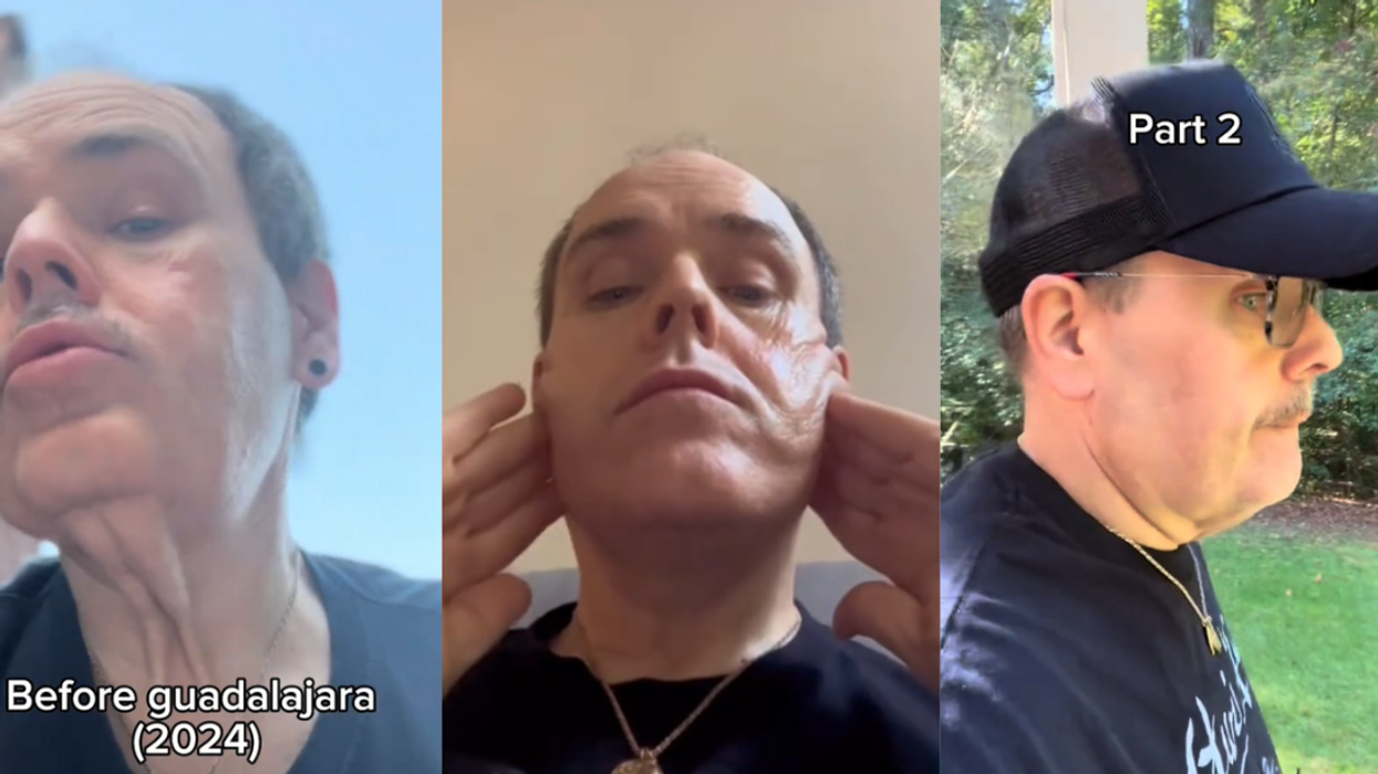 Screenshots from David Dickson's TikTok videos