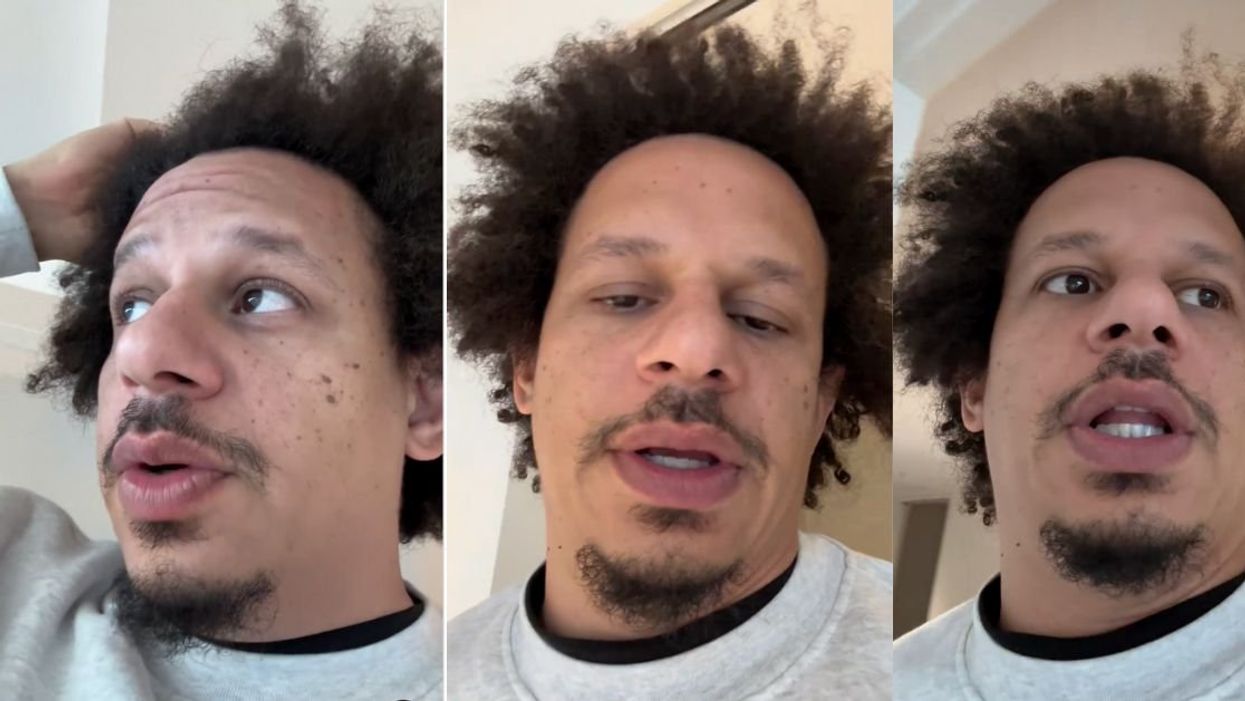 Screenshots from Eric Andre's Instagram video