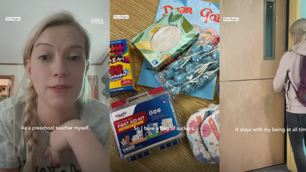 Screenshots from Erica Rogers TikTok video