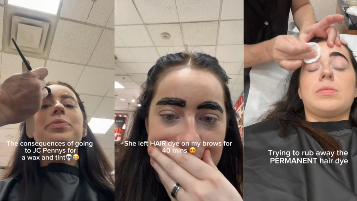 Screenshots from @fake_chloe_mooney's TikTok video