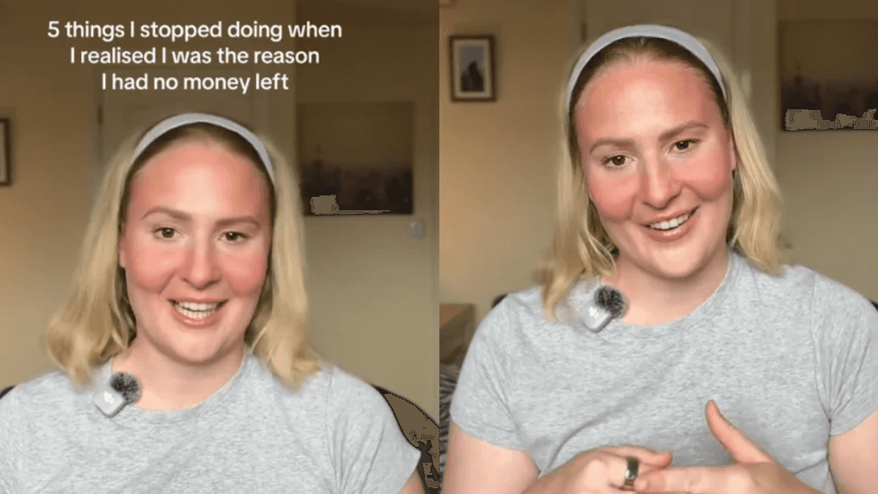 Screenshots from @georgiamaythornley's TikTok video