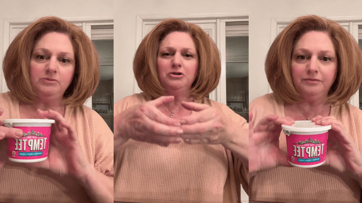 Screenshots from @glammy1217's TikTok video