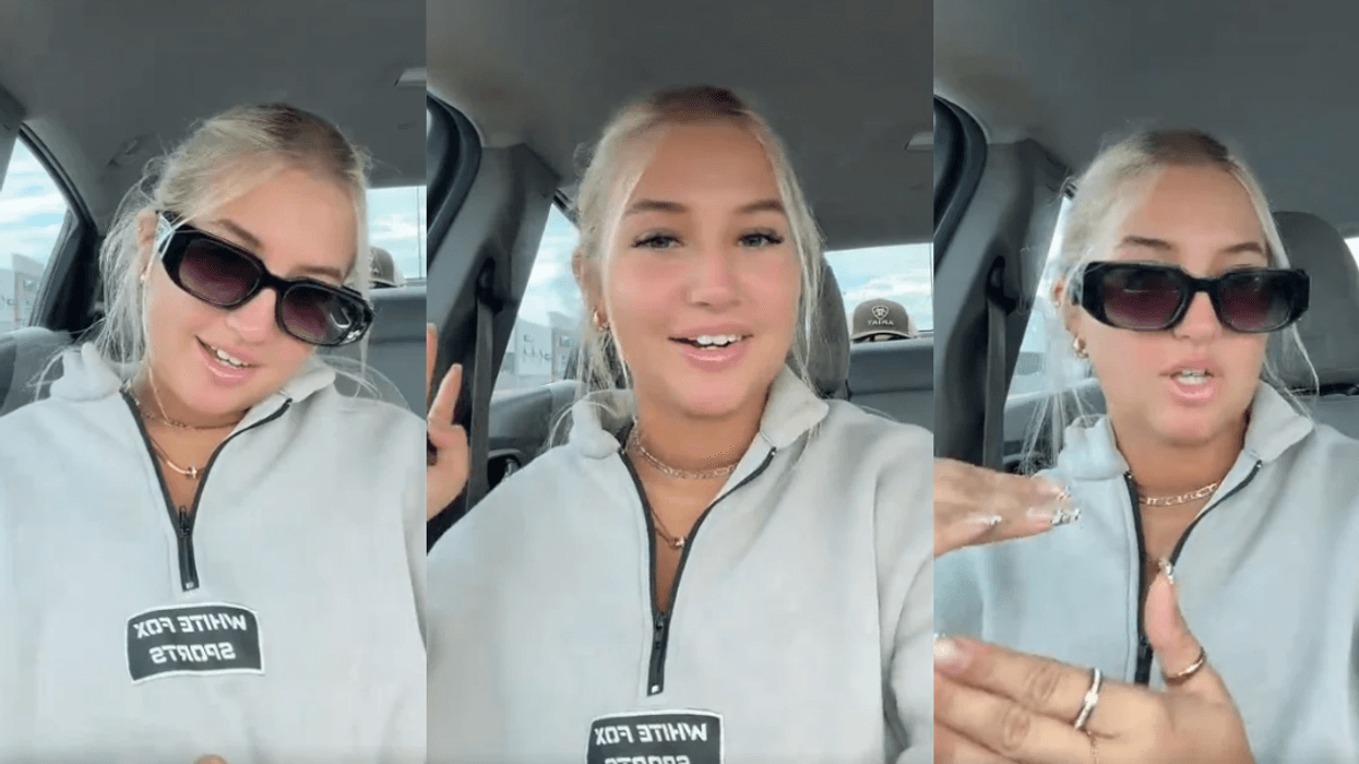 Screenshots from @hottgirlseatpickles's TikTok video