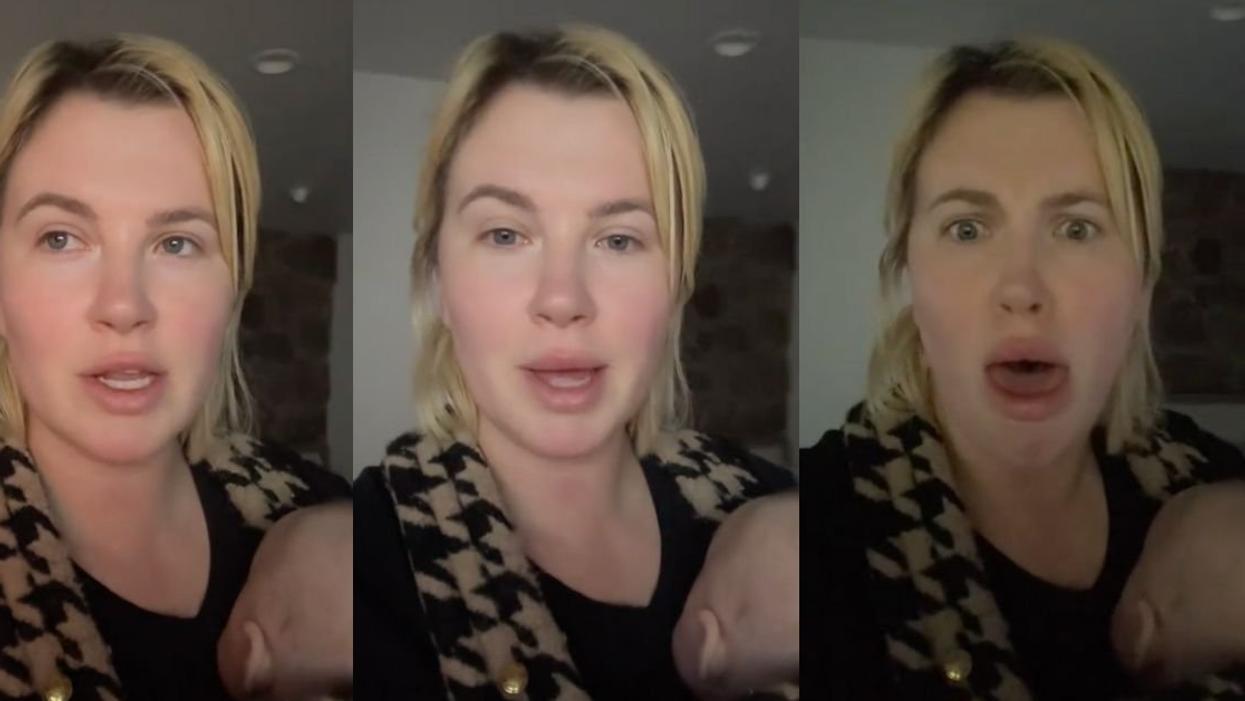 Screenshots from @irelandshmireland's TikTok video
