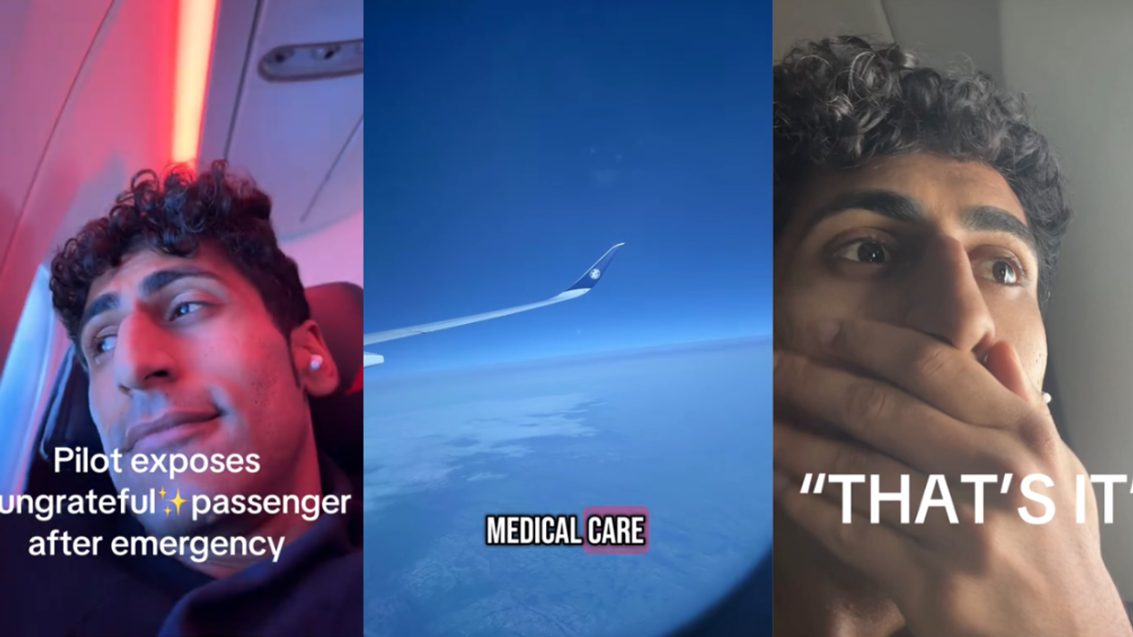 Screenshots from @ish.bish's TikTok video