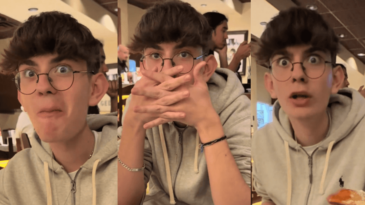 Screenshots from @italiangirl1130's TikTok video