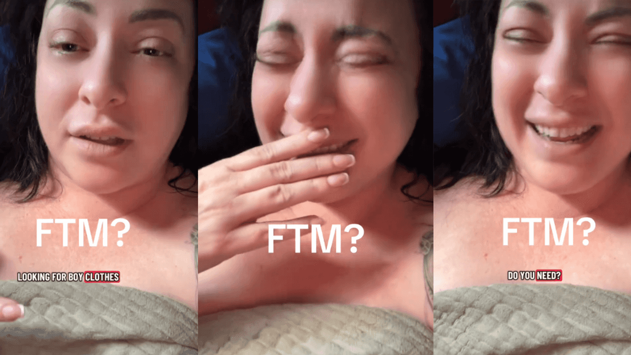 Screenshots from @jesslovespeters' TikTok video