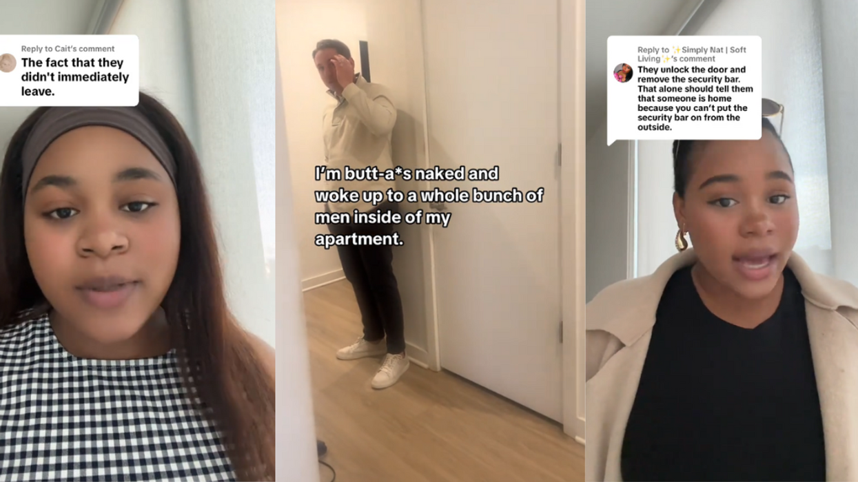 Screenshots from @joliebeky's TikTok videos