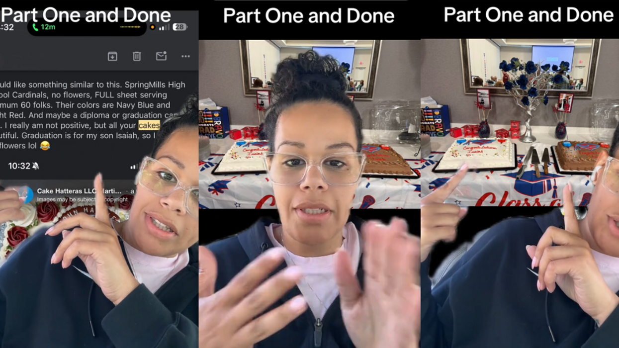 Screenshots from @joyfullykrisandra's TikTok video