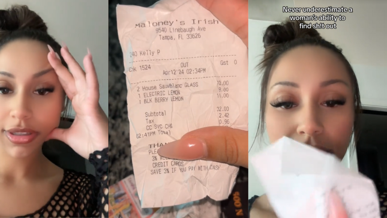 Screenshots from @keepingup.withkeke's TikTok video