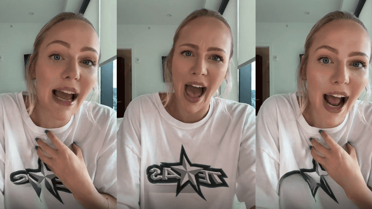 Screenshots from @kelsgordon's TikTok video