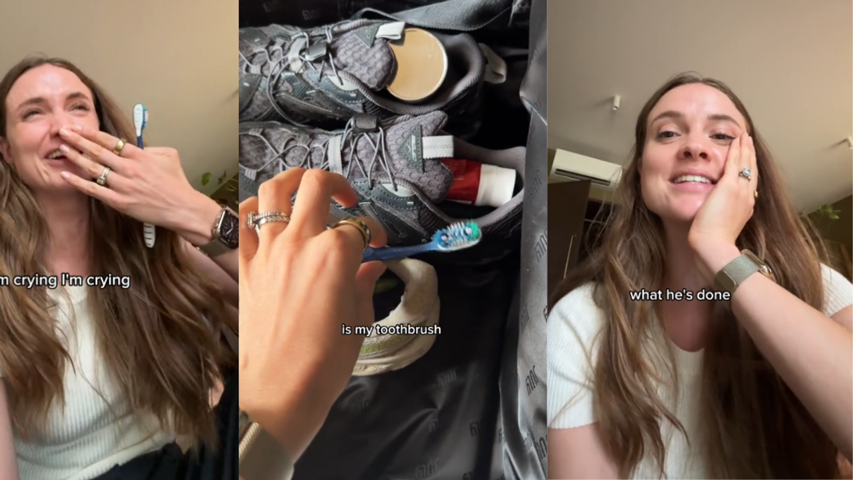 Screenshots from @laura.henshaw's TikTok video