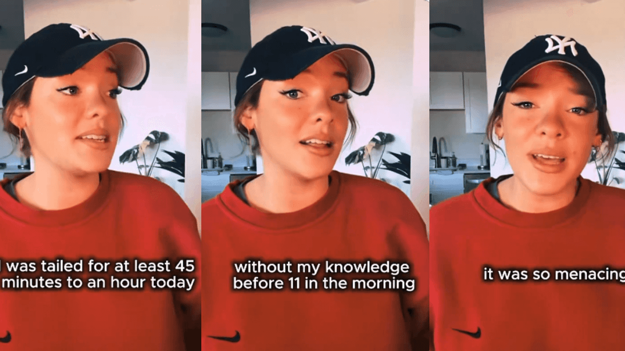 Screenshots from @LeahRain77's video