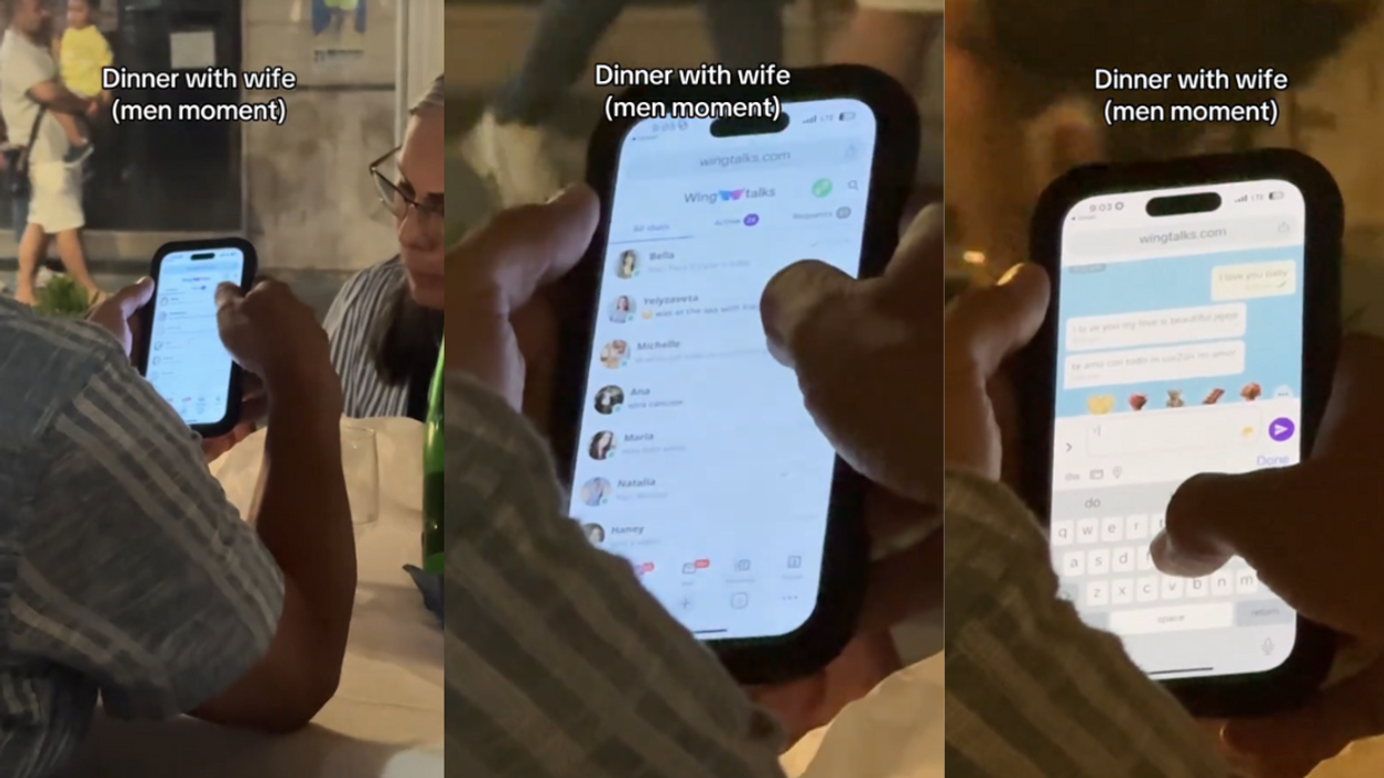 Screenshots from @lenna.v1234's TikTok video