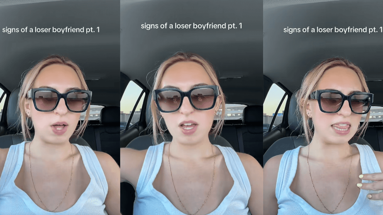 Screenshots from @maddie_bado's TikTok video