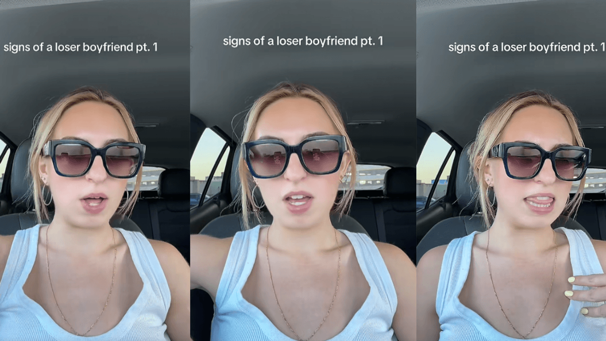 Screenshots from @maddie_bado's TikTok video
