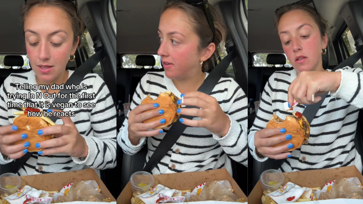 Screenshots from @maddiegoetzzzzz's TikTok video