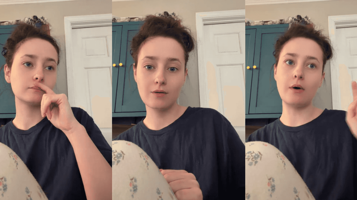 Screenshots from @maddy.aubry's TikTok video