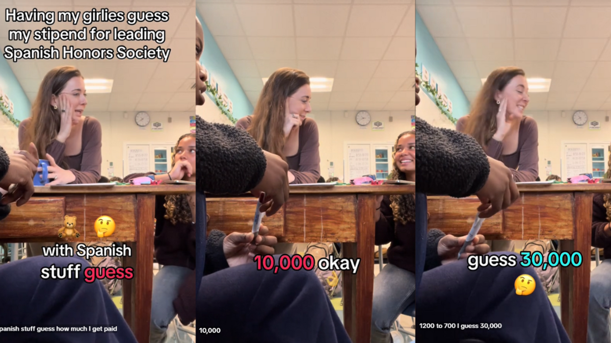 Screenshots from maestra.mcghee's TikTok video