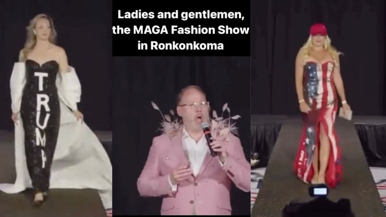 Screenshots from MAGA fashion show