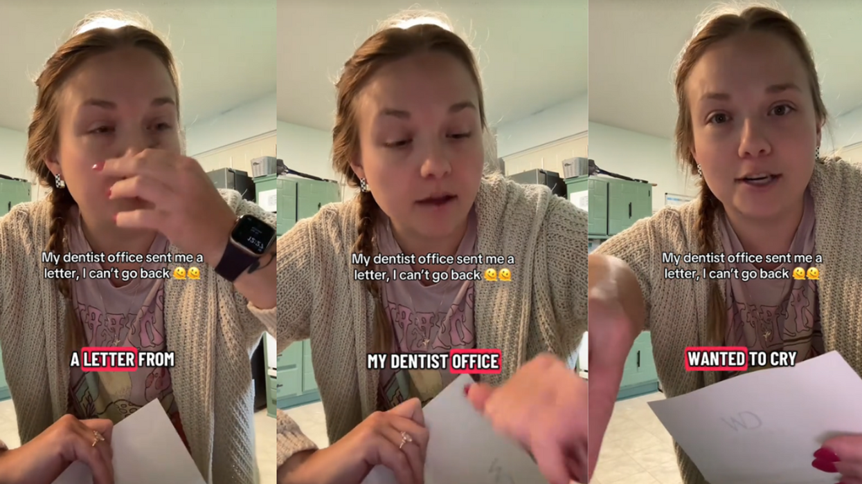 Screenshots from @__mamatay's TikTok video