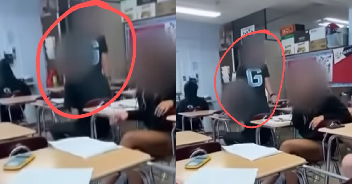 screenshots from Mary Walton's classroom video