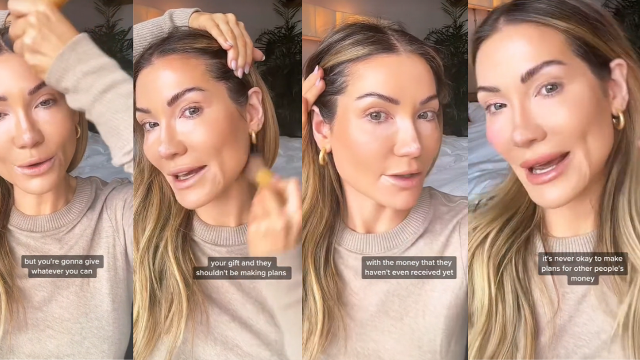 Screenshots from @melissaandre's TikTok video