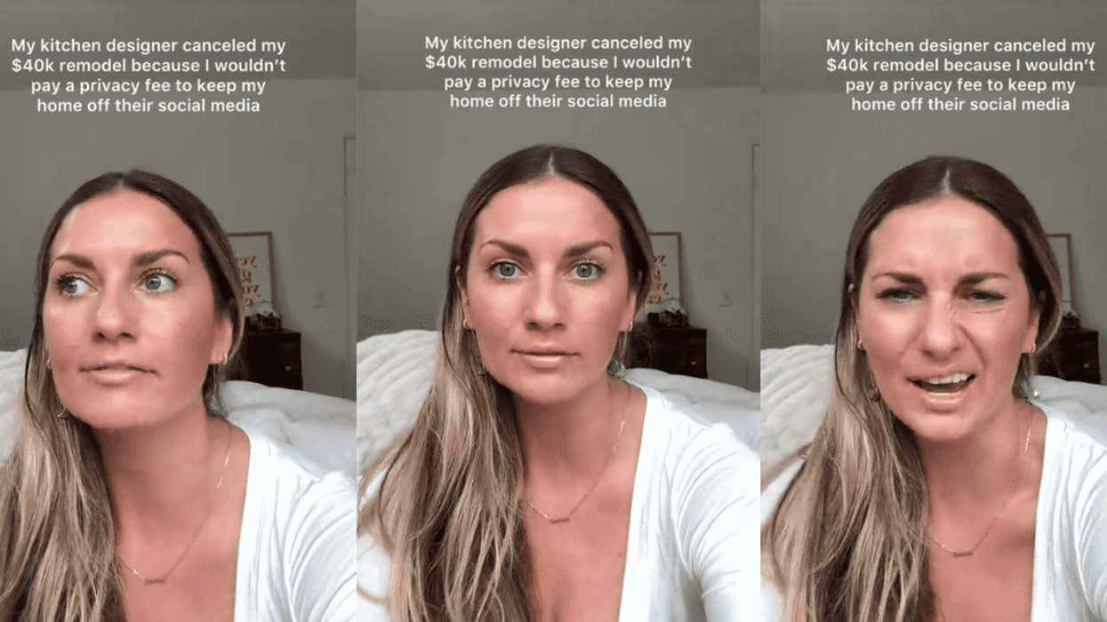 Screenshots from @melissaannmariee's TikTok video