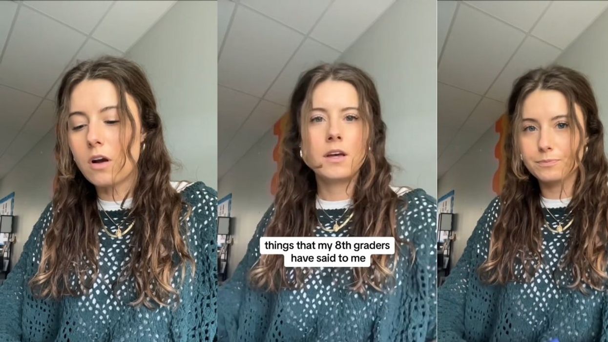 Screenshots from @miss.dugan's TikTok video
