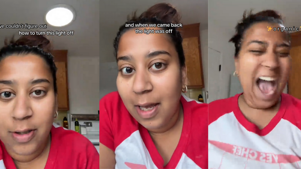 Screenshots from @mojojojokes's TikTok video