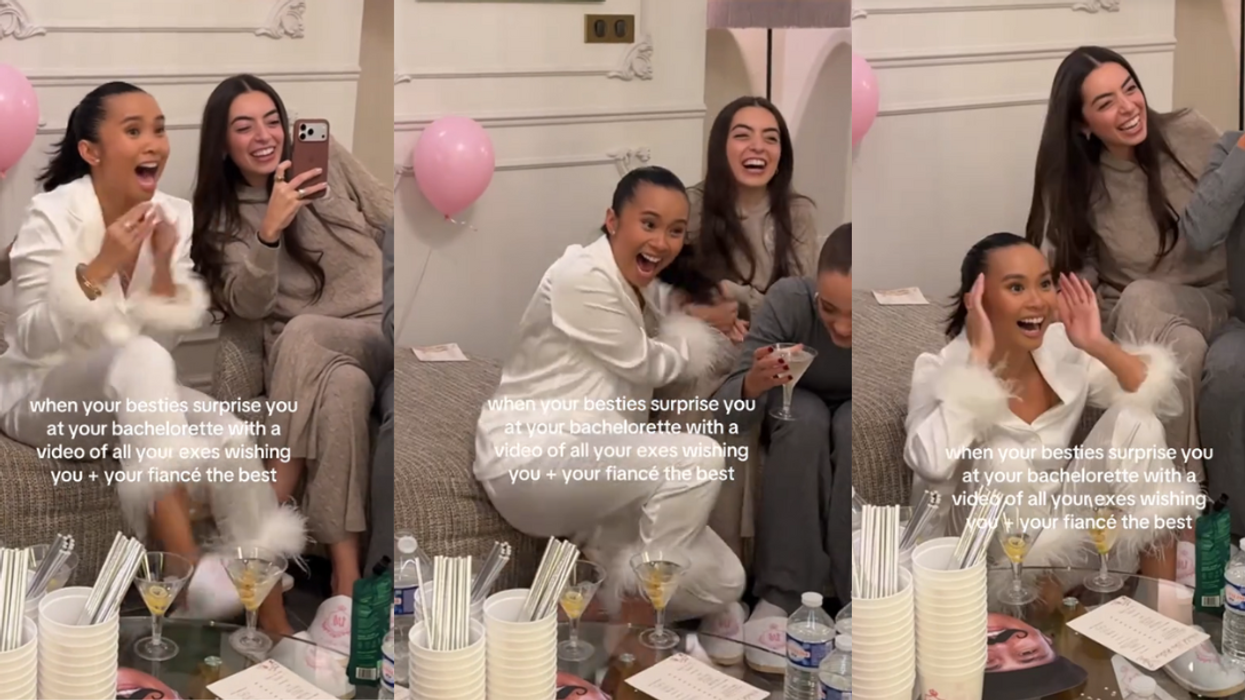 Screenshots from @monicasanluiss's TikTok video