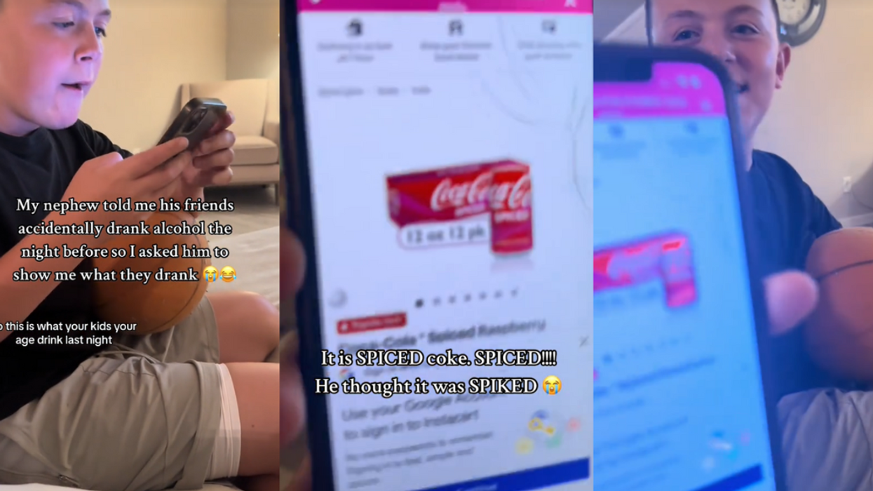 Screenshots from morgandeardeuff's TikTok video