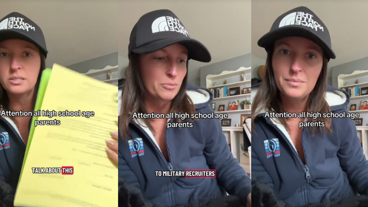 Screenshots from @ms.allenby's TikTok video