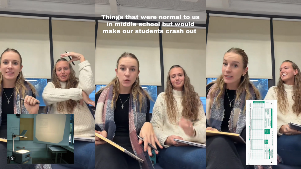 Screenshots from @ms_d_math's TikTok video