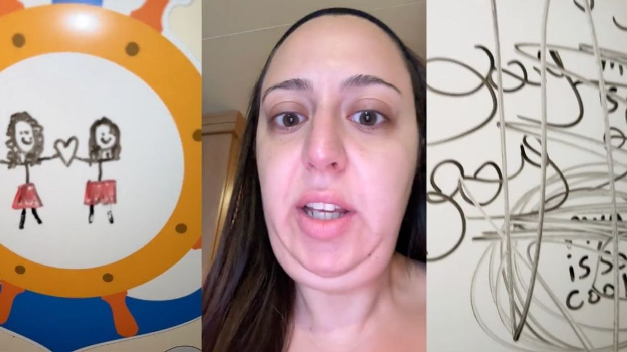 Screenshots from @myriamestrella8's TikTok video