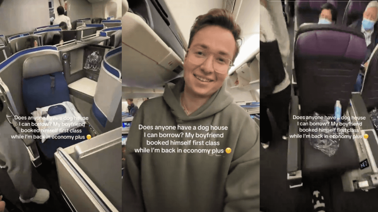 Screenshots from @nicmarievee's TikTok video