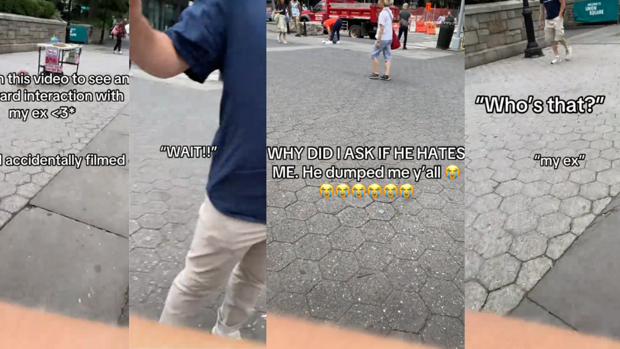 Screenshots from @noellecornelius's TikTok video